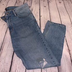 BDG High Wasted Baggy Distressed Jeans
